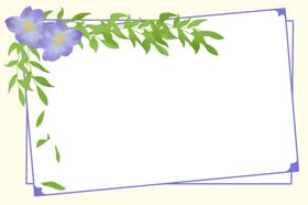 花朵边框