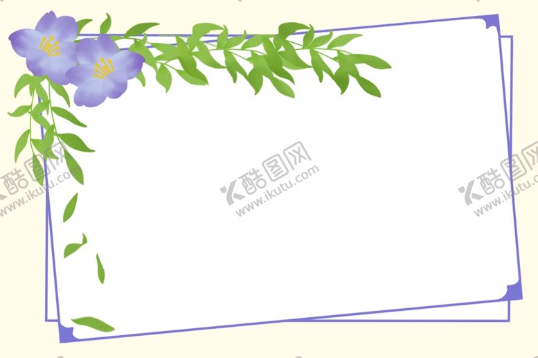 编号：16515405021329551072【酷图网】源文件下载-花朵边框