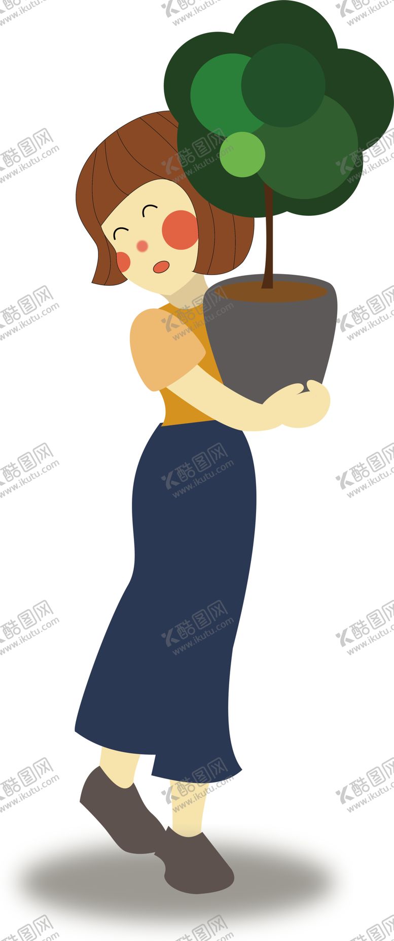 编号：45968202090009199991【酷图网】源文件下载-植树节可爱卡通