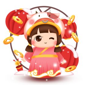 2021金牛送福牛年