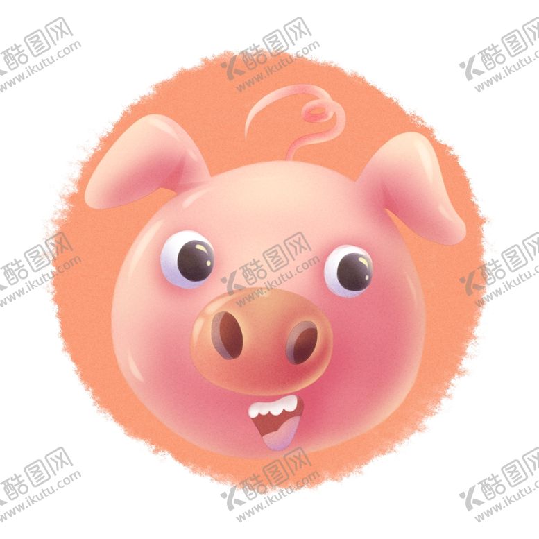 编号：92061609292152128873【酷图网】源文件下载-卡通猪