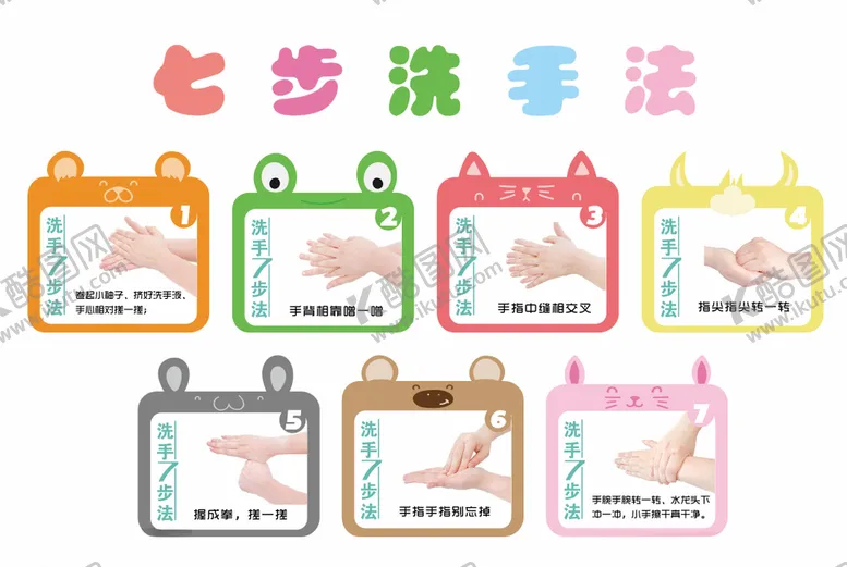 编号：96883806260723042031【酷图网】源文件下载-七步洗手法