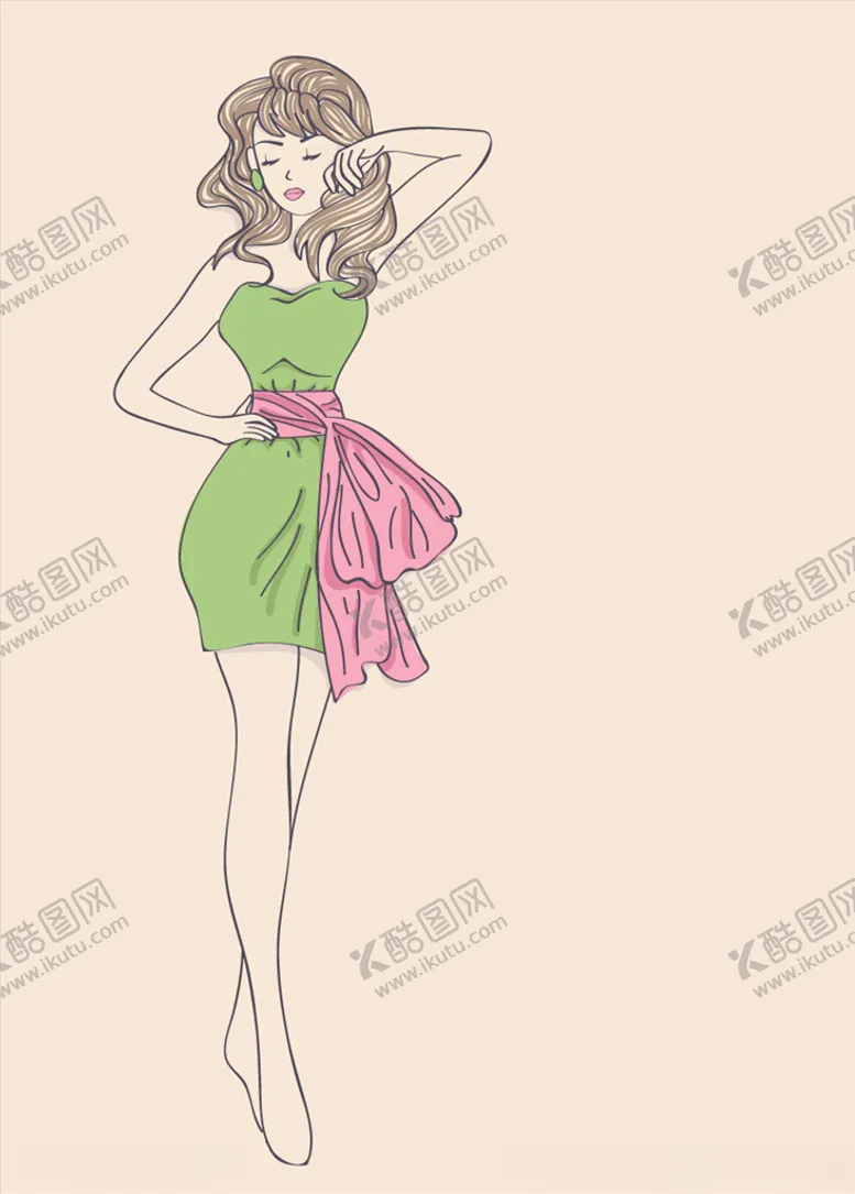 编号：83760507010405075976【酷图网】源文件下载-时尚女人
