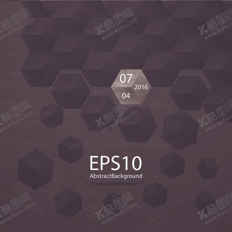 编号：75929306250059485478【酷图网】源文件下载-立方体背景
