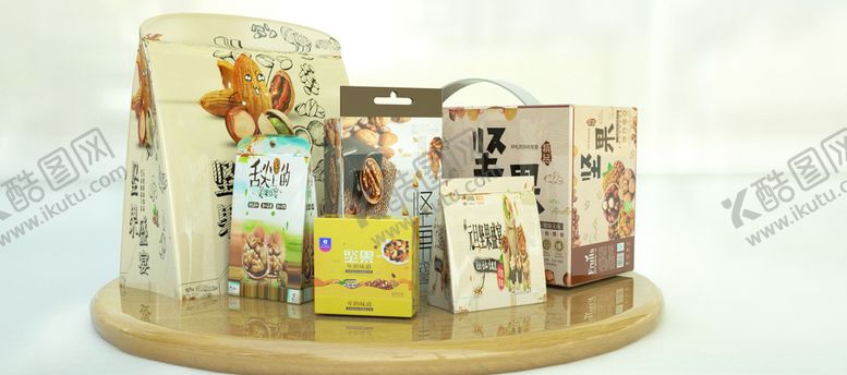 编号：79605809271601124988【酷图网】源文件下载-C4D OC零食包装效果图样