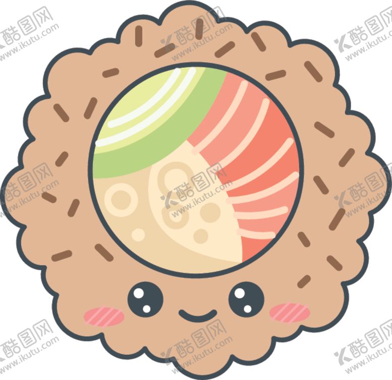 编号：53192507050424179075【酷图网】源文件下载-卡哇伊美食