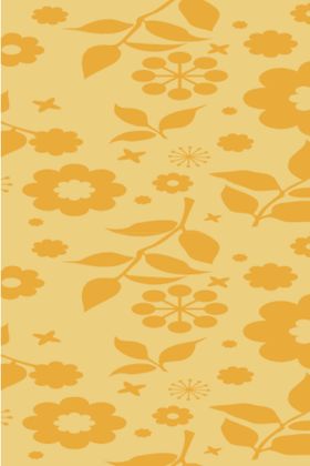 小清新花纹底纹设计