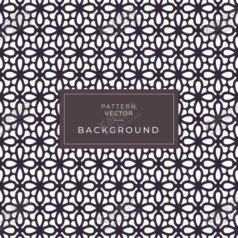 编号：19658209210834459486【酷图网】源文件下载-黑白简约花纹