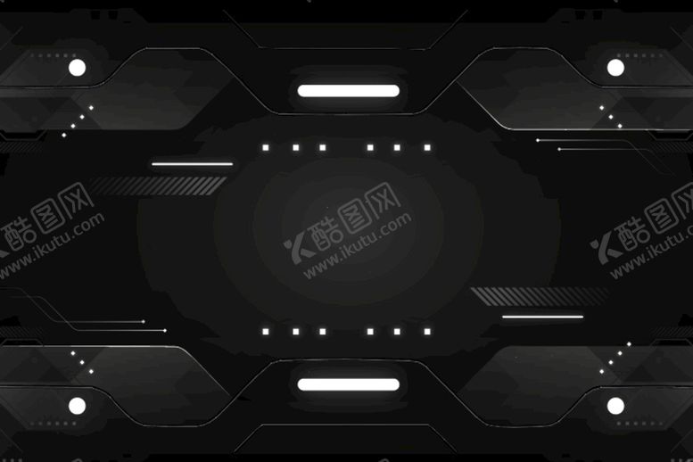 编号：44266701241031498371【酷图网】源文件下载-黑白科技背景