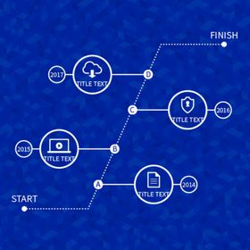 阶梯目录引导图信息图