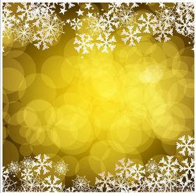 金色雪花背景图