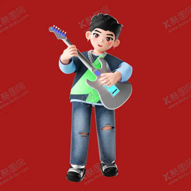 编号：70424902171832395785【酷图网】源文件下载-3D动画男孩
