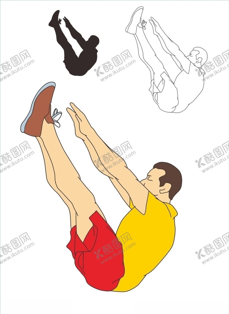 编号：79216010011136262304【酷图网】源文件下载-弯腰手触脚