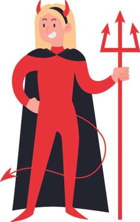 万圣节扮演换装鬼怪装卡通人物