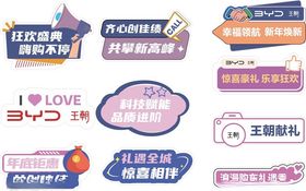 比亚迪王朝手举牌