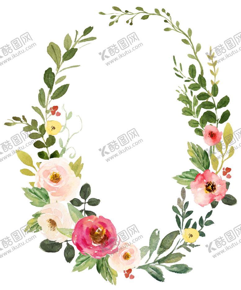 编号：77287612140255536699【酷图网】源文件下载-手绘花卉