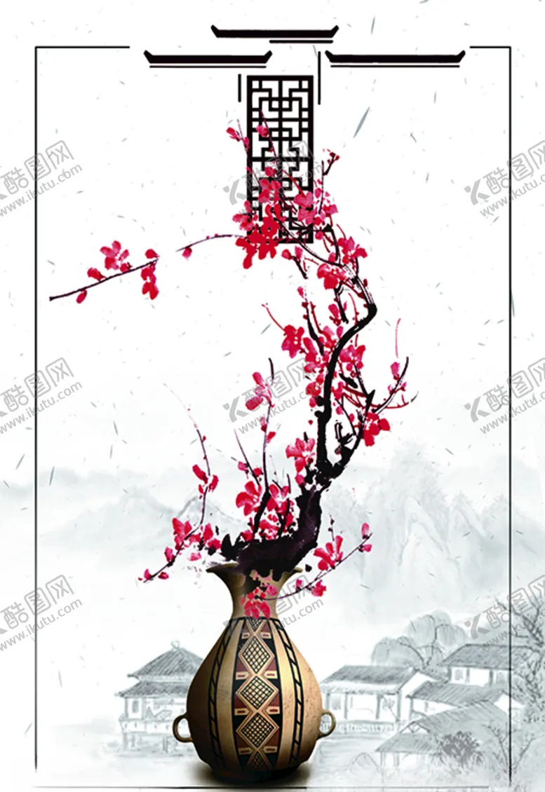 编号：98598004240116178928【酷图网】源文件下载-中国风水墨古典装饰画