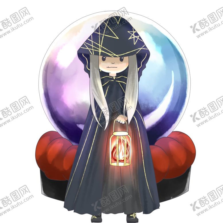 编号：42111801122248482927【酷图网】源文件下载-万圣节女巫