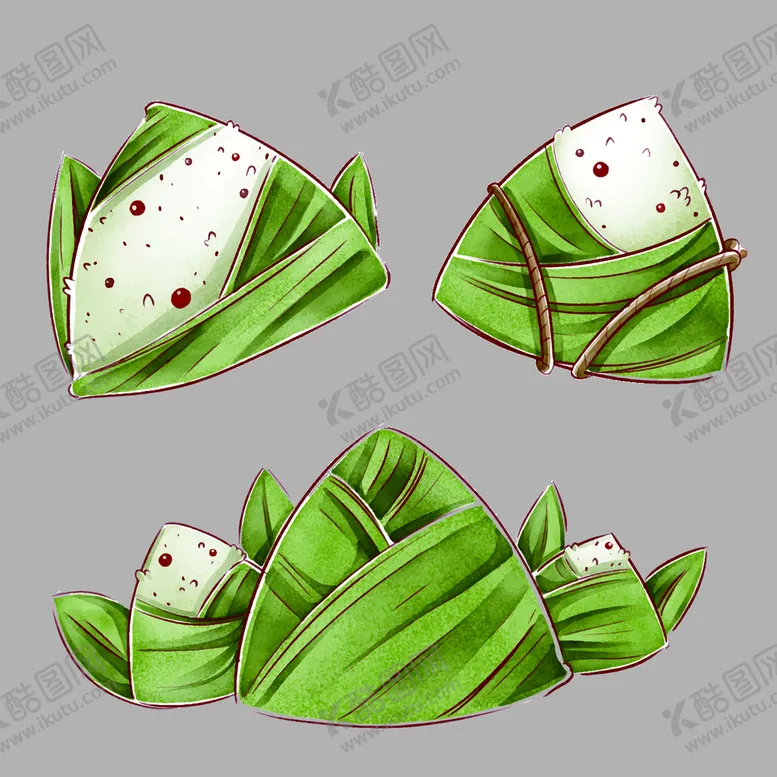 编号：61405709141058087403【酷图网】源文件下载-手绘粽子