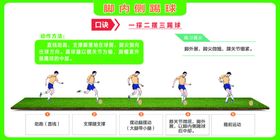 脚内侧踢球