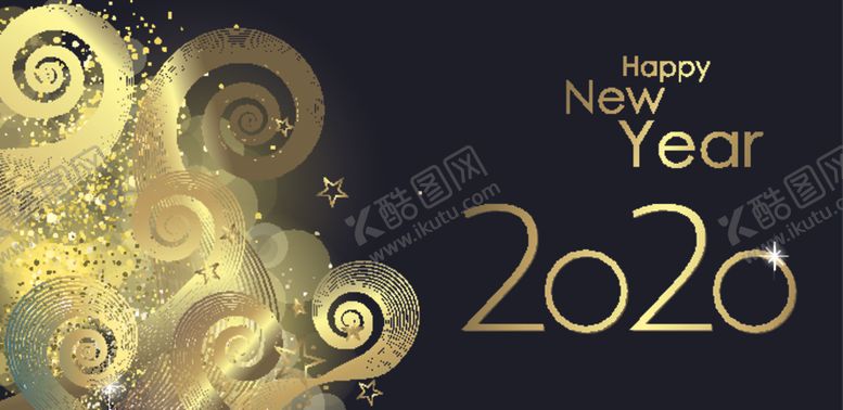 编号：37875610230732301986【酷图网】源文件下载-创意新年2020矢量艺术字元素