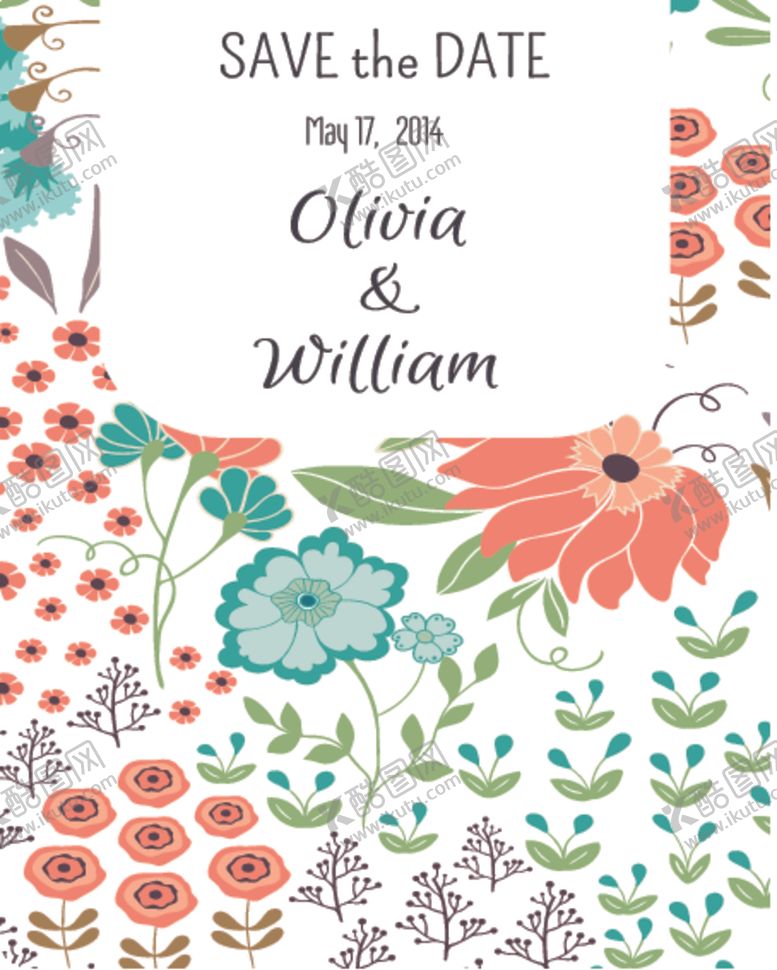 编号：96062609161150024555【酷图网】源文件下载-北欧创意森系花纹图案