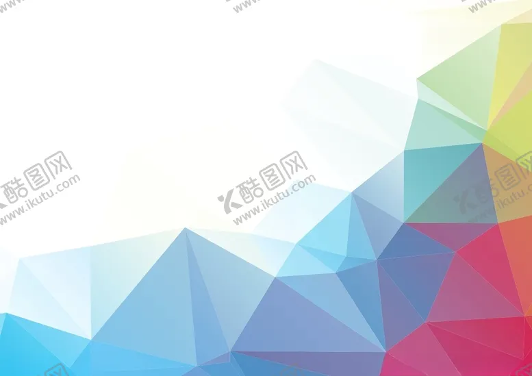 编号：23975701282033277708【酷图网】源文件下载-彩色三角形