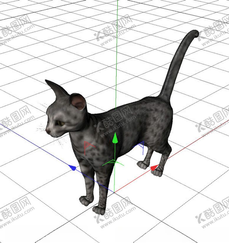 编号：14763802210946371141【酷图网】源文件下载-C4D模型猫