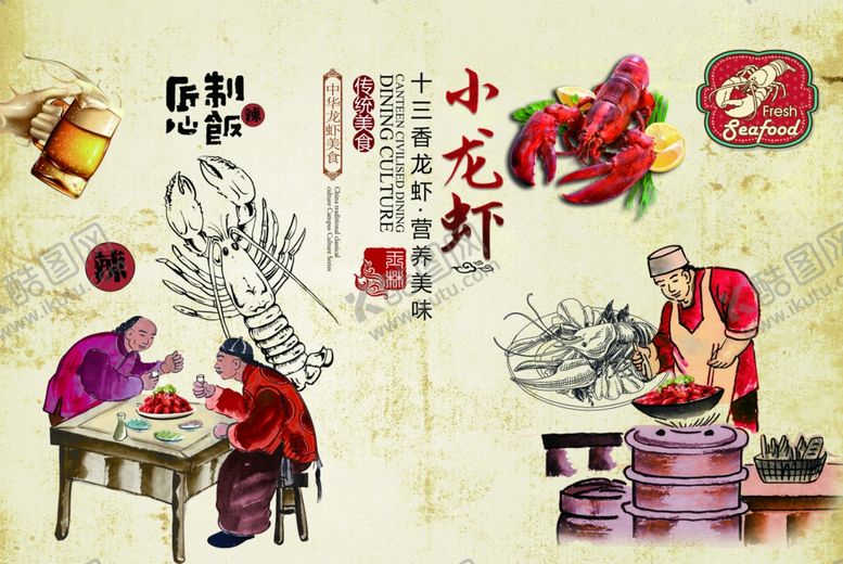 编号：18453405071012484827【酷图网】源文件下载-麻辣小龙虾