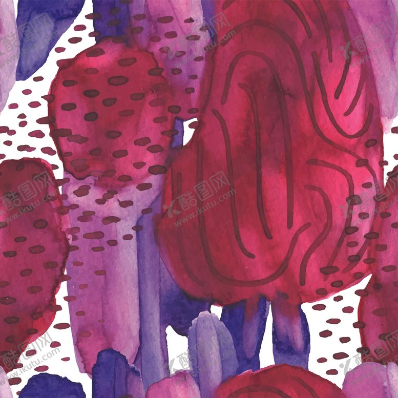 编号：44116910100752052263【酷图网】源文件下载-抽象水彩涂鸦装饰画