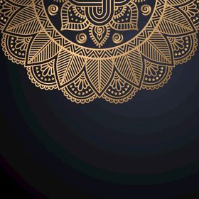 金色古典花纹