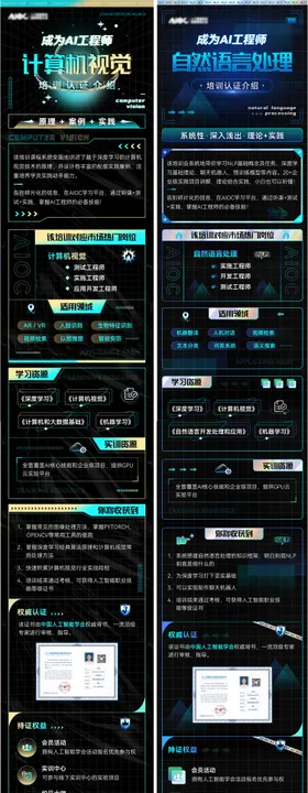 AI工程师课程产品长图