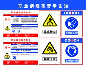 职业病危害警示告知