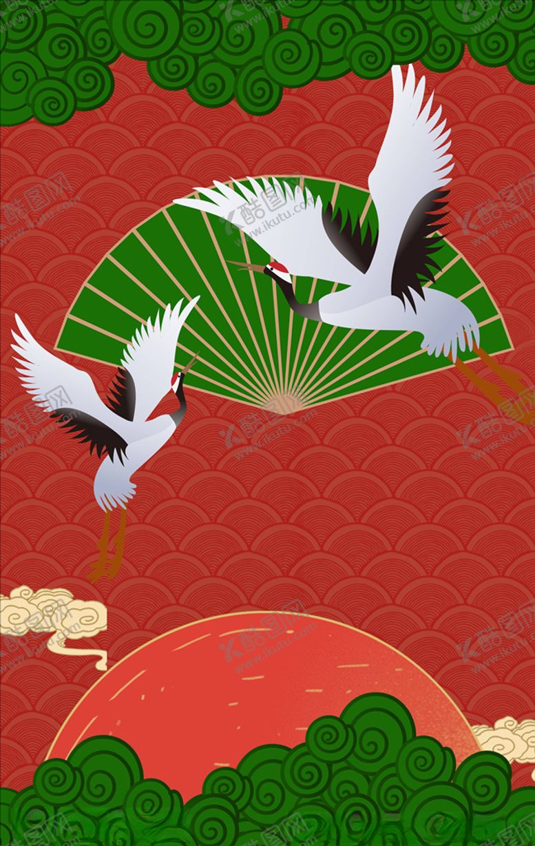编号：94680304260003183114【酷图网】源文件下载-国潮背景