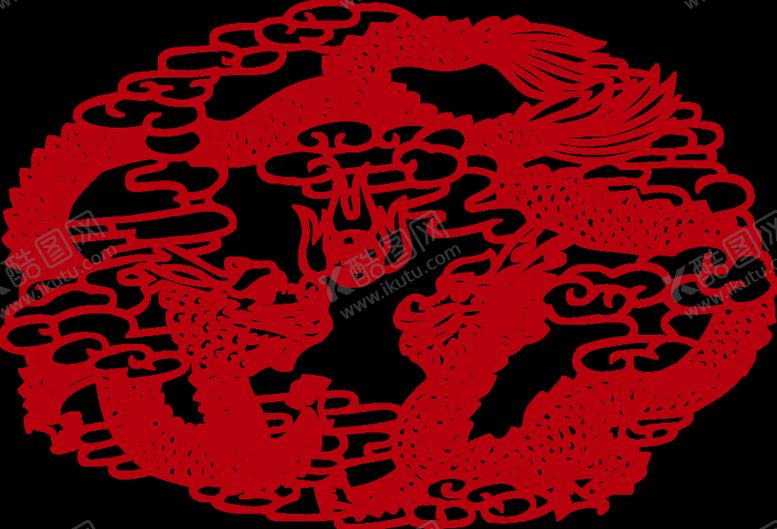 编号：74948610250447153088【酷图网】源文件下载-传统龙纹