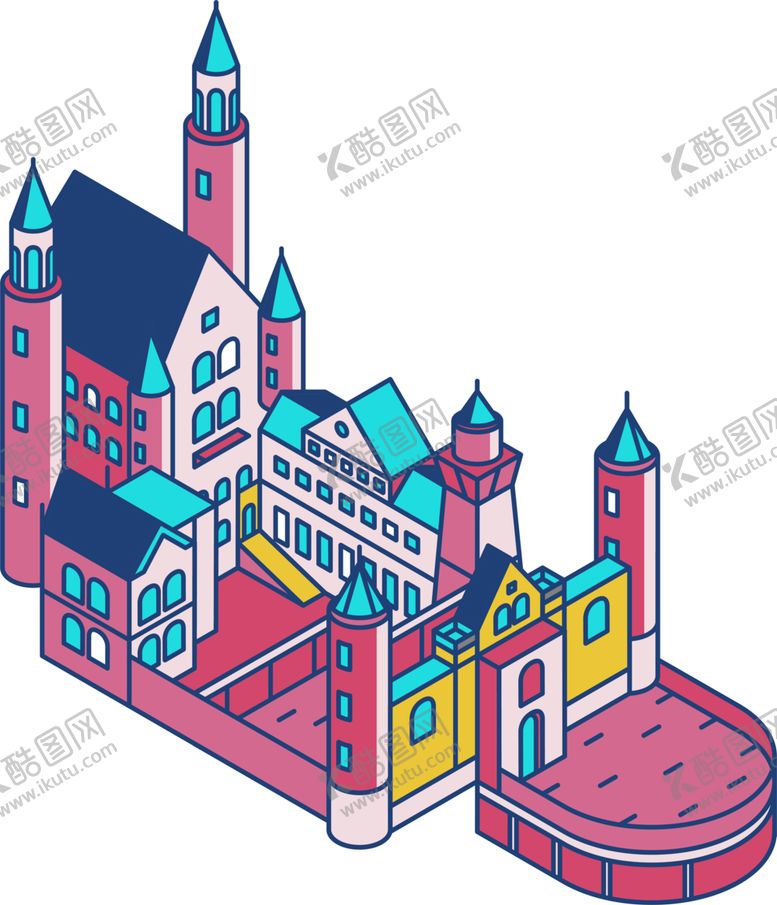 编号：84546901251323493336【酷图网】源文件下载-城堡免抠图