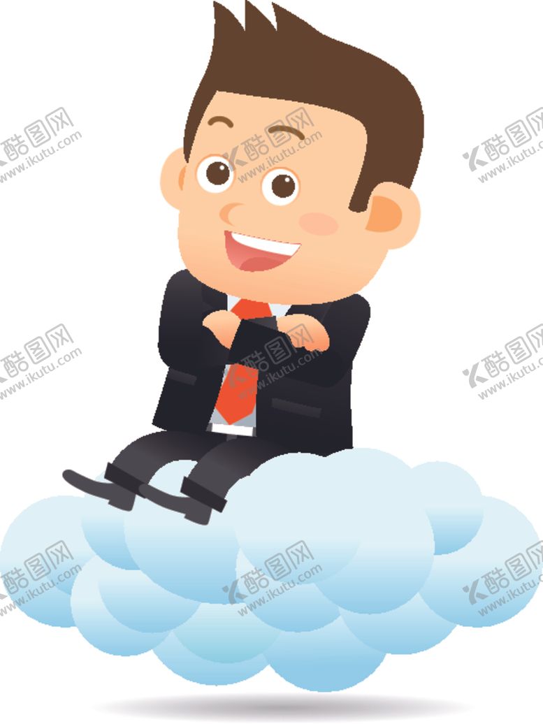 编号：66943607140355267798【酷图网】源文件下载-卡通商务男性