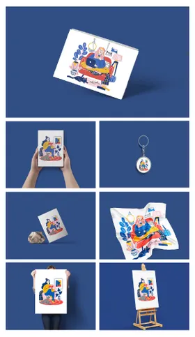 品牌文创产品VI样机