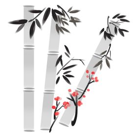 水墨竹子
