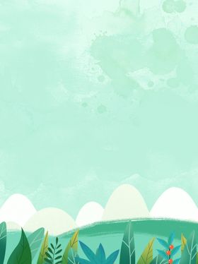 简单夏季绿草茵茵主题背景