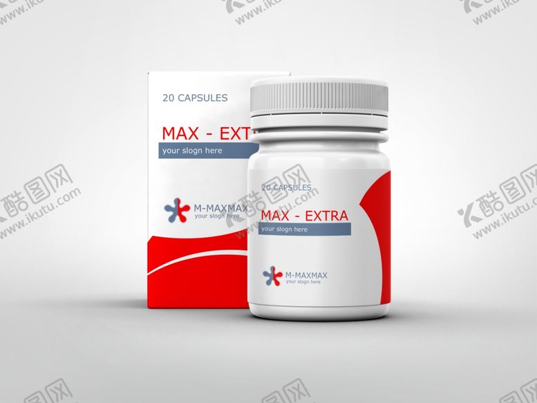 编号：65977609300243425442【酷图网】源文件下载-药品胶囊包装效果图样机