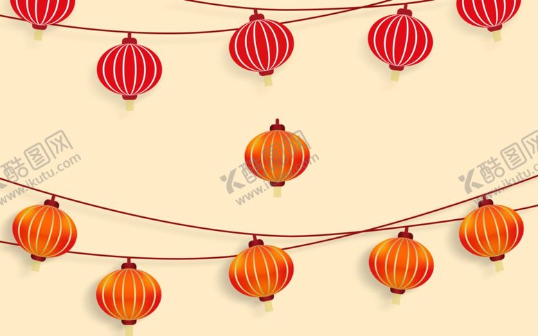 编号：17989209192019145202【酷图网】源文件下载-新年灯笼