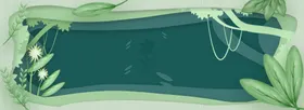 插画素材设计扁平绿色