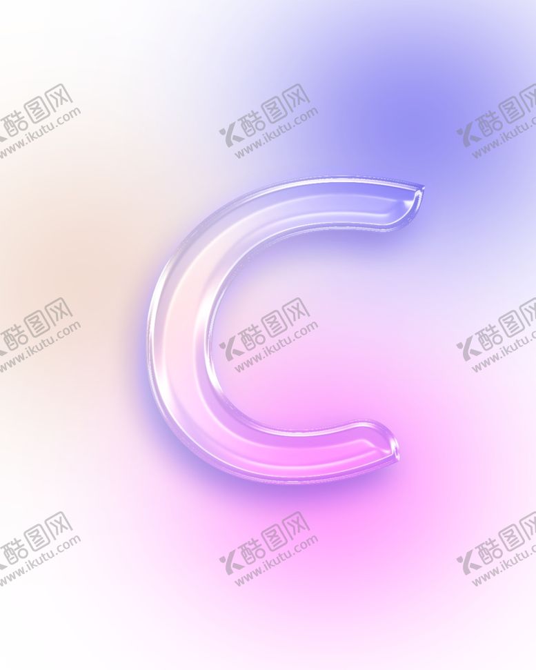 编号：42499312071840347145【酷图网】源文件下载-酸性字母C图片