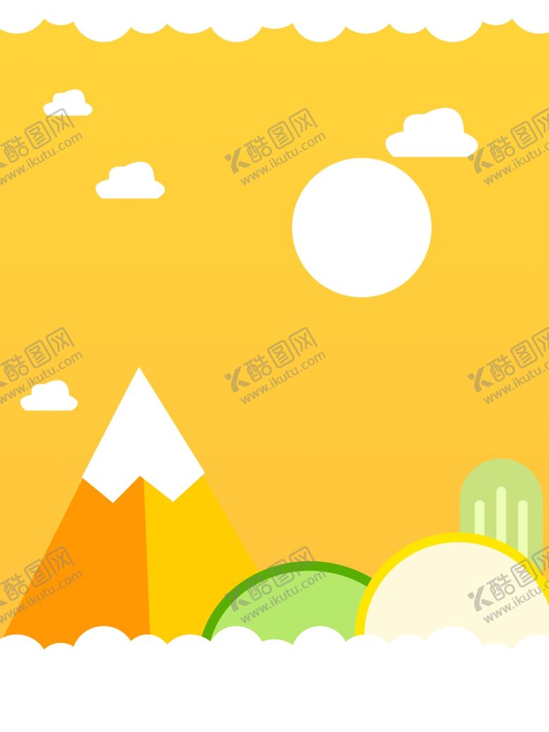 编号：74572010011354136056【酷图网】源文件下载-现代橙色手绘卡通