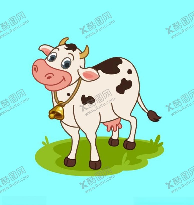 编号：14547804182215506824【酷图网】源文件下载-卡通奶牛