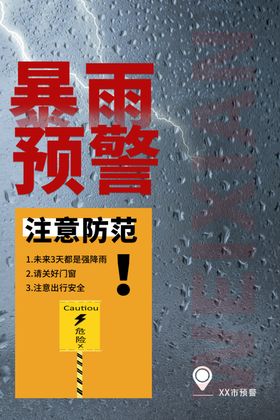 暴雨预警
