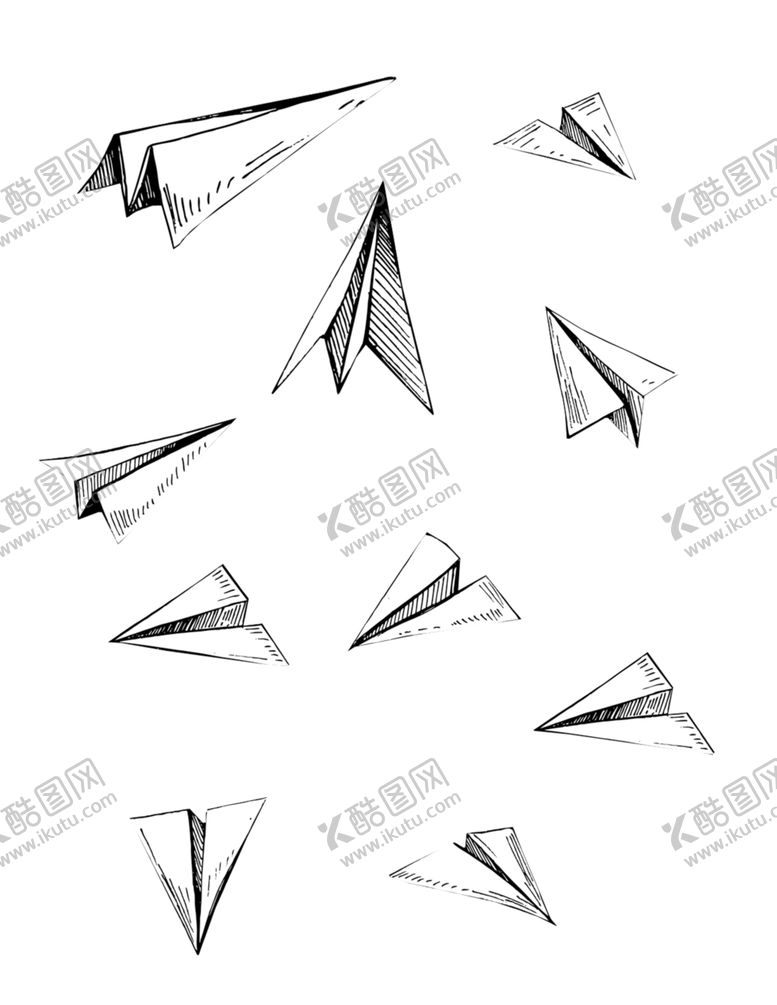 编号：35205105070138399826【酷图网】源文件下载-纸飞机