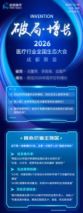 医疗会议长图专题设计