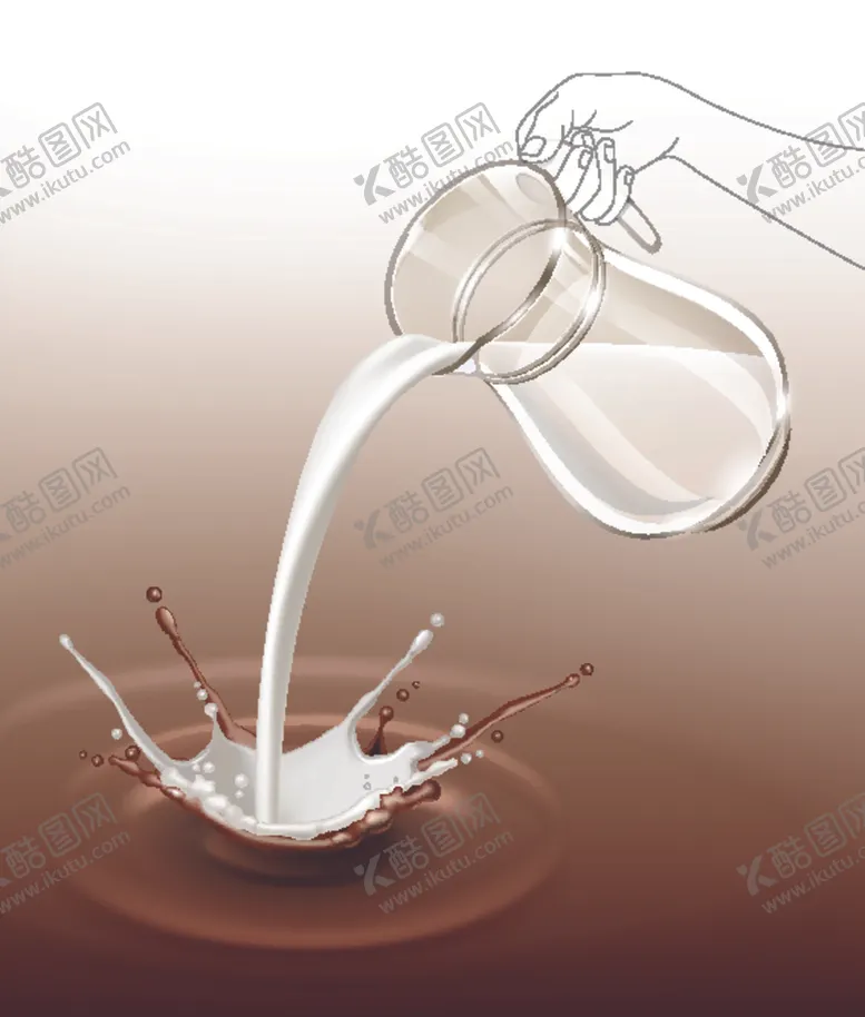 编号：11069806260949494708【酷图网】源文件下载-巧克力牛奶